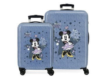 Joummabags Komplet luksuznih potovalnih kovčkov iz ABS MINNIE MOUSE Style, 68cm/55cm, 4981921