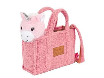 Perletti Otroška plišasta torbica s snemljivo igračo Perletti Toys, Enorog Lola, 13097