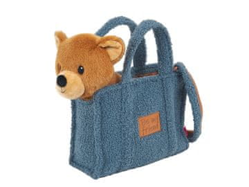 Perletti Otroška plišasta torbica s snemljivo igračo Perletti Toys, Medvedek MACKO, 13096