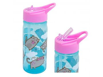 Astra AquaPure MEOW plastenka z izvlečno slamico, 450 ml, 511025009