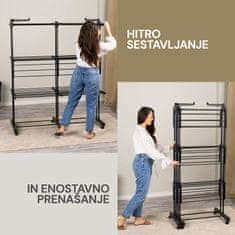 Vitapur VertyDry Duo pokončno stojalo za sušenje perila (23220)