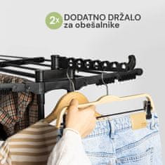 Vitapur VertyDry Duo pokončno stojalo za sušenje perila (23220)