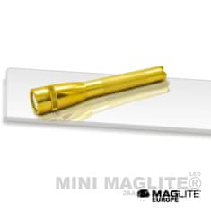 Maglite set City Life SX45047L, svetilki LED Mini PRO 2xAA + Solitaire1xAAA, zlata v darilni škatli