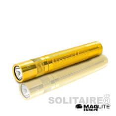 Maglite set City Life SX45047L, svetilki LED Mini PRO 2xAA + Solitaire1xAAA, zlata v darilni škatli