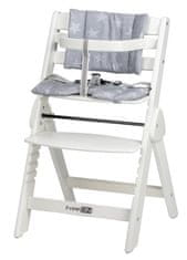 Freeon Finny Fold stol za hranjenje, zložljiv, bel