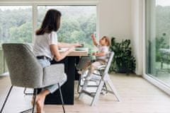 Freeon Finny Fold stol za hranjenje, zložljiv, bel