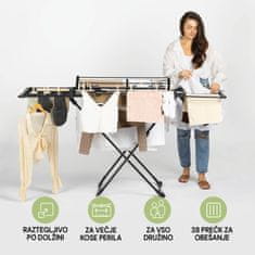 Vitapur DryMax Wing raztegljivo stojalo za sušenje perila (23221)