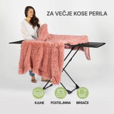 Vitapur DryMax Wing raztegljivo stojalo za sušenje perila (23221)