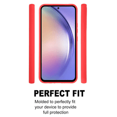 Goospery Soft Feeling silikonski ovitek za Samsung Galaxy A56 - rdeč