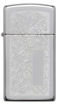 Zippo vžigalnik 1652 Venetian Slim High Polish Chrome