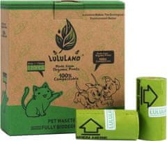 Nikcorp Ekološke biorazgradljive vrečke za pasje iztrebke 120 kosov | Močne in neprepustne z vonjem sivke | 23x32 cm