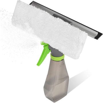 shumee Čistilo za okna s 3-v-1 dozirnikom, pršilom in funkcijo odstranjevanja vode