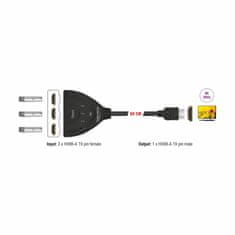 Delock HDMI stikalo enosmerno 3x1 8K 60Hz 18649