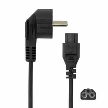 S-box napajalni kabel 220V 2m C5 TRIPOLAR