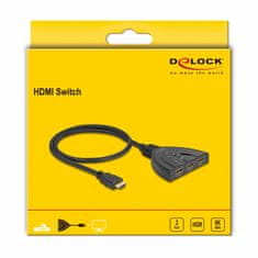 Delock HDMI stikalo enosmerno 3x1 8K 60Hz 18649