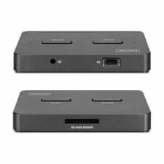 Digitus čitalec diskov USB 3.2 TipC za M.2 NVMe SATA SD kartica DA-71546-1