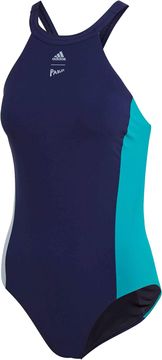 Nikcorp Ženske enodelne kopalke za plavanje, odporne na klor, iz recikliranih materialov, velikost 38 E, udobne za fitnes vadbo