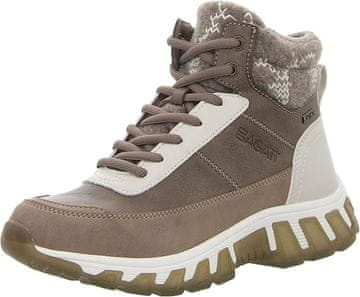 Nikcorp Ženski rjavi gležnarji na vezalke s podloženo notranjostjo in TEX membrano | Jesen/Zima | Udobni in topli ženski čevlji