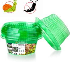 Nikcorp Ovratnice proti polžem 12 kosov, zaščitni obroči za rastline in zelenjavo, premer 24 cm, za večkratno uporabo