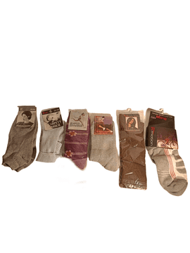 Nikcorp Komplet 6 parov ženskih nogavic | Trpežne in udobne bombažne nogavice za vsak dan | Velikost 23-24 cm | Različne barve