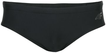 Nikcorp Moške oprijete kopalke za plavanje črne barve, hitro sušeč material in udobno prileganje, velikost M