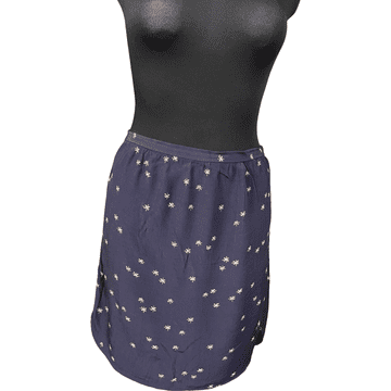 Nikcorp Elegantno midi krilo mornarsko modre barve za vsak dan | Udobno in zračno | Velikost 36 | 100% viskoza | Stilsko