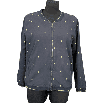 Nikcorp Ženska raztegljiva bluza brez kapuce | Udobna in topla mornarsko modra majica z dolgimi rokavi, velikost L