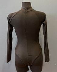 Nikcorp Ženski bodi z dolgimi rokavi, črn, velikost S | Udoben in eleganten bodi iz bombaža za vsakodnevno nošenje