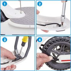 shumee Komplet dodatne opreme za Xiaomi M365/M365 Pro - kavlji, tesnila, pokrov