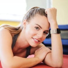 Nikcorp Komplet 4 nastavljivih najlonskih paščkov za Apple Watch SE Ultra 38/40/41/42 mm, za zapestje 115-240 mm, večbarvni