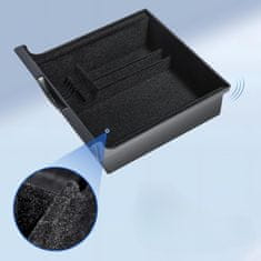 Nikcorp Organizator za sredinsko konzolo Tesla Model 3 (21-23) in Y (21-24), predal za naslon za roko, ABS plastika, črn