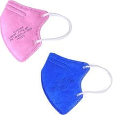 Nikcorp Zaščitne maske FFP2 majhne velikosti 20 kosov | 5-slojne zračne maske s CE certifikatom za otroke in odrasle