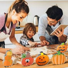 Nikcorp Komplet 9 modelčkov za piškote buča za noč čarovnic | Nerjaveče jeklo | Modelčki za peko in dekoracijo Halloween