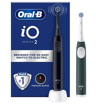 Električna zobna ščetka iO2 Series Duo Pack Night Black/Forest Green 2 kosa