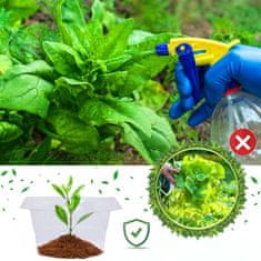 Nikcorp Zaščitna ograja proti polžem 25 kosov | Polžji ovratnik za vrt Ø 24 cm | Ekološka zaščita za solato in sadike