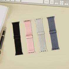 Nikcorp Komplet 4 nastavljivih najlonskih paščkov za Apple Watch SE/Ultra 38-42 mm, za zapestje 115-240 mm, večbarvni
