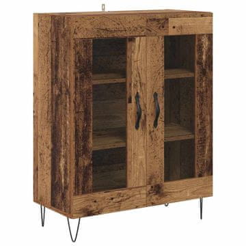 Vidaxl Strani šal Star les 69,5 x 34 x 90 cm Konstruiran les