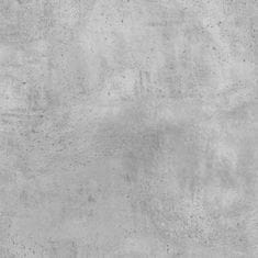 Vidaxl Omarica za umivalnik beton siva 80x38,5x48 cm inženirski les