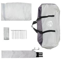 Vidaxl Bazenski šotor dome Siva 538 x 440 x 204 cm