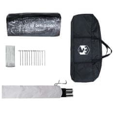 Vidaxl Bazenski šotor dome Transparentno 538 x 440 x 204 cm PVC