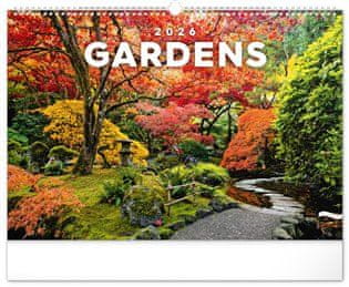 Stenski koledar Vrtovi 2026