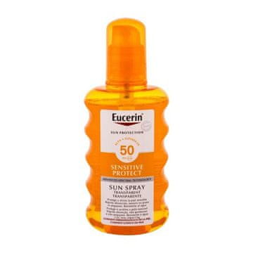 Eucerin Sun Sensitive Protect Sun Spray Transparent SPF50 transparenten sprej za sončenje za občutljivo kožo 200 ml