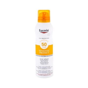 Eucerin Sun Sensitive Protect Sun Spray Dry Touch SPF50 transparenten sprej za sončenje za občutljivo kožo 200 ml