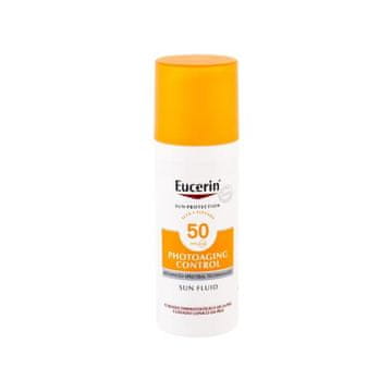 Eucerin Sun Protection Photoaging Control Face Sun Fluid SPF50 emulzija za zaščito pred soncem za kožo nagnjeno k alergijam 50 ml za ženske
