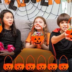 shumee Yisscen komplet 6 vrečk za noč čarovnic z vzorcem buče