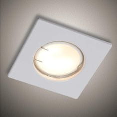 Nikcorp Komplet 3 vgradnih LED reflektorjev 3W, zatemnilni, stropna svetilka, 230V, 8x8 cm, bela barva, kot snopa 120°