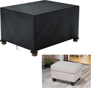 Nikcorp Vodoodporna zaščitna prevleka za vrtno pohištvo 87x61x43 cm | Trpežna tkanina Oxford 600D za celoletno zaščito