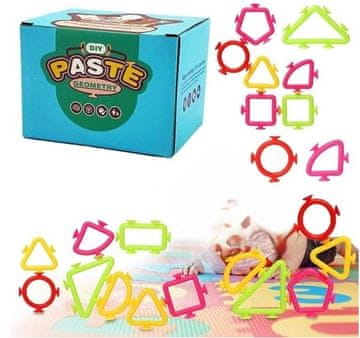 Nikcorp Silikonske gradbene kocke s priseski 24 kosov, Montessori senzorična igrača za otroke, za igro v kadi in na suhem