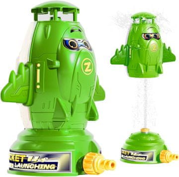 shumee WQH Igrača Vodna Raketa za Otroke, Zelena, 13 x 13 x 23 cm