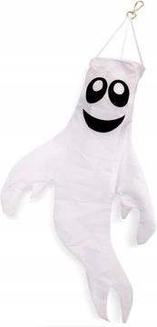 Nikcorp Viseči duh za noč čarovnic 109 cm | Vrtna dekoracija za Halloween | Zunanja okrasitev za hišo strahov in zabave